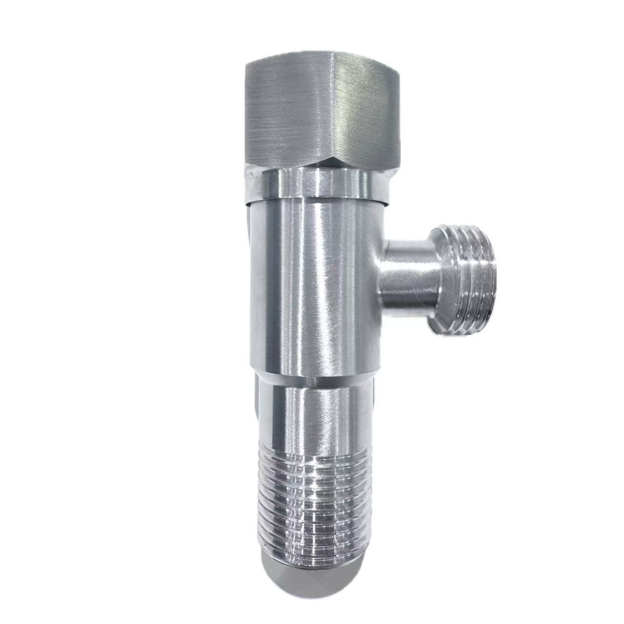 Brushed Stainless Steel Bathroom Angle Valve Brushed Stainless Steel Bathroom Angle Valve