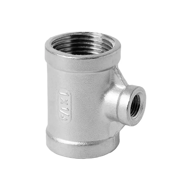 BSP Stainless Steel Reduction Female Threaded Tee