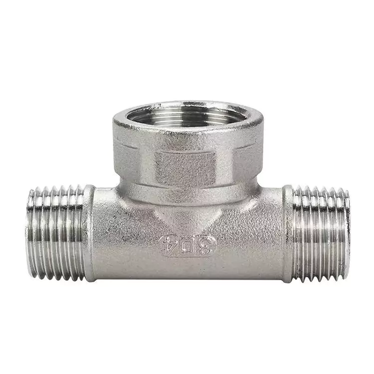 DN15-DN100 BSP Stainless Steel အလတ်စား-ကြီးသောပိုက်တီ