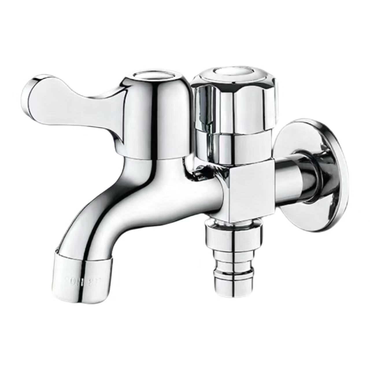 Dual-Control Dual-Outlet အဝတ်လျှော်စက် Faucet