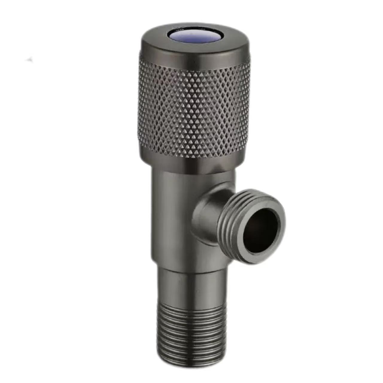 Gunmetal Knurled Handle Universal Hot And Cold Water Inlet Valve Gunmetal Knurled Handle Universal Hot And Cold Water Inlet Valve