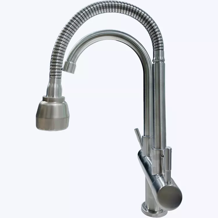 မီးဖိုချောင် လှည့်နေသော Single-Cold Dual-Pipe Double-Outlet Faucet မီးဖိုချောင် လှည့်နေသော Single-Cold Dual-Pipe Double-Outlet Faucet