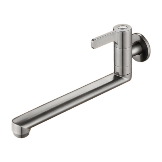 Minimalist In-Wall စက်ရုပ်လက်မောင်း Faucet