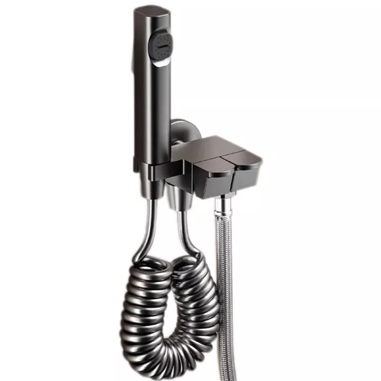 Piano-Style Push-Button Toilet Bidet Sprayer Set