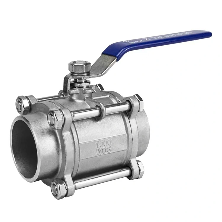 Fixed 3PC Butt-Weld Ball Valve ကို အမြန်တပ်ဆင်ပါ။