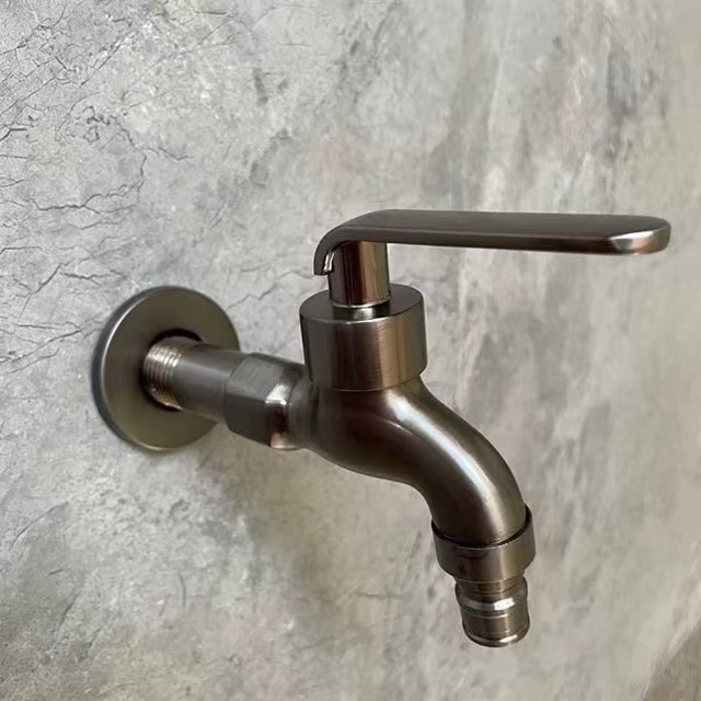 Stainless Steel Brushed အမြန်ဖွင့် Faucet