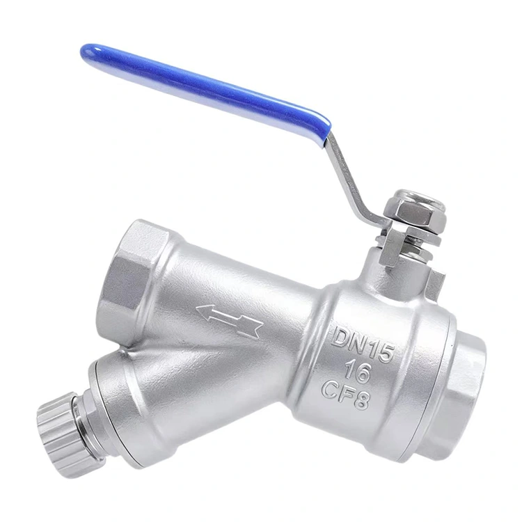 ရေနှင့်ရေနုတ်မြောင်းအတွက် Strainer Blowdown Valve
