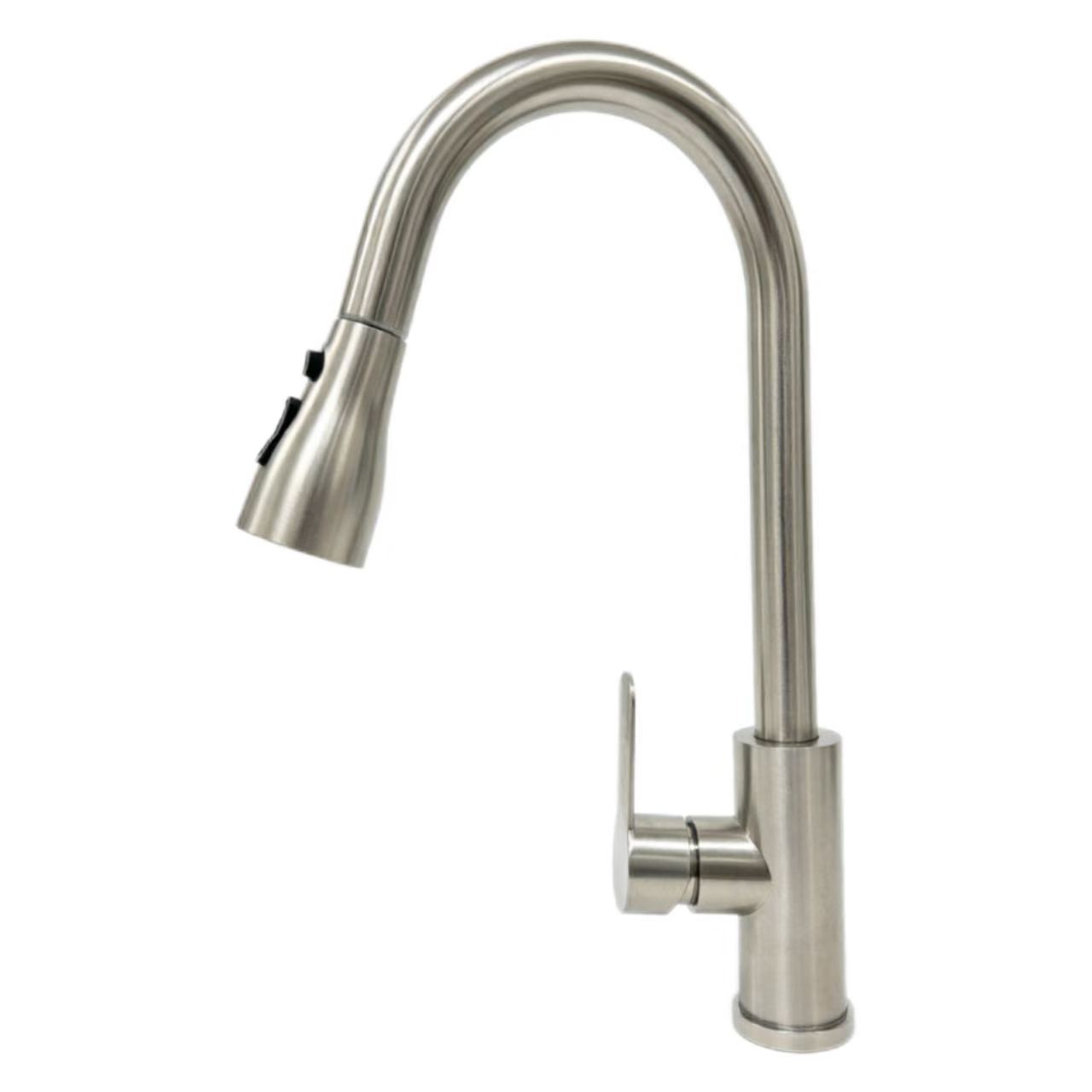 Swan-Neck Pull-Out မီးဖိုချောင် အပူအအေး Faucet Swan-Neck Pull-Out မီးဖိုချောင် အပူအအေး Faucet