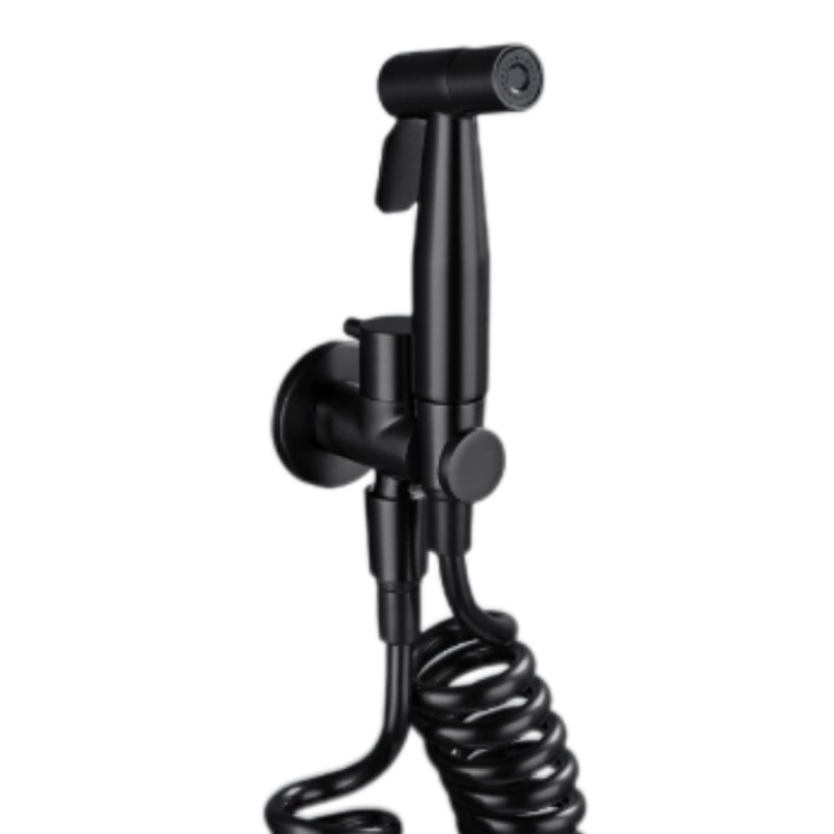 Wall-Mounted Black Pressurized Toilet Spray Gun Wall-Mounted Black Pressurized Toilet Spray Gun